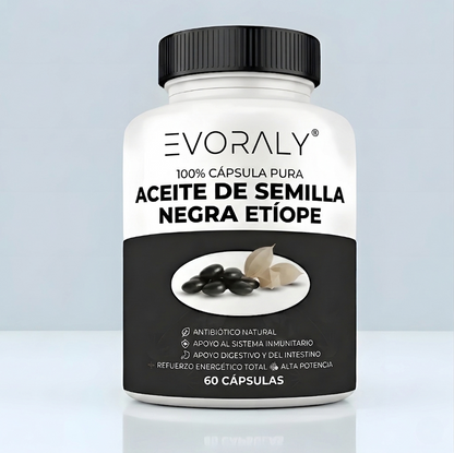 Evoraly Aceite Etíope - Fórmula con 4,64% de timoquinona